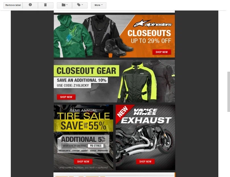 Coupons for motorcycle superstore