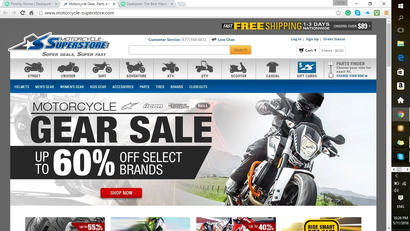 Free shipping coupon motorcycle superstore