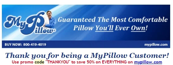 My pillow com coupon code