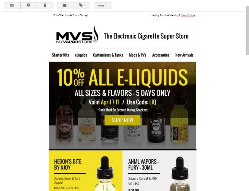 Coupon code for myvaporstore