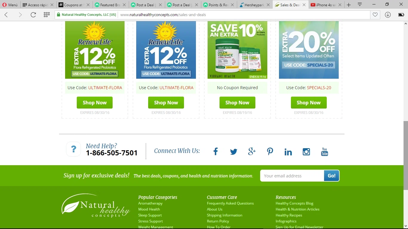 Natural healthy concepts coupon code