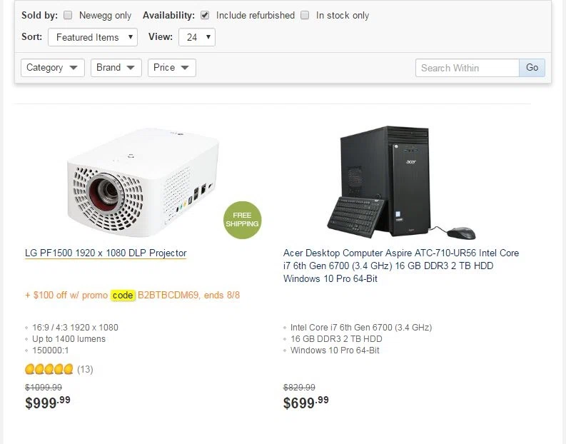 Newegg business coupons