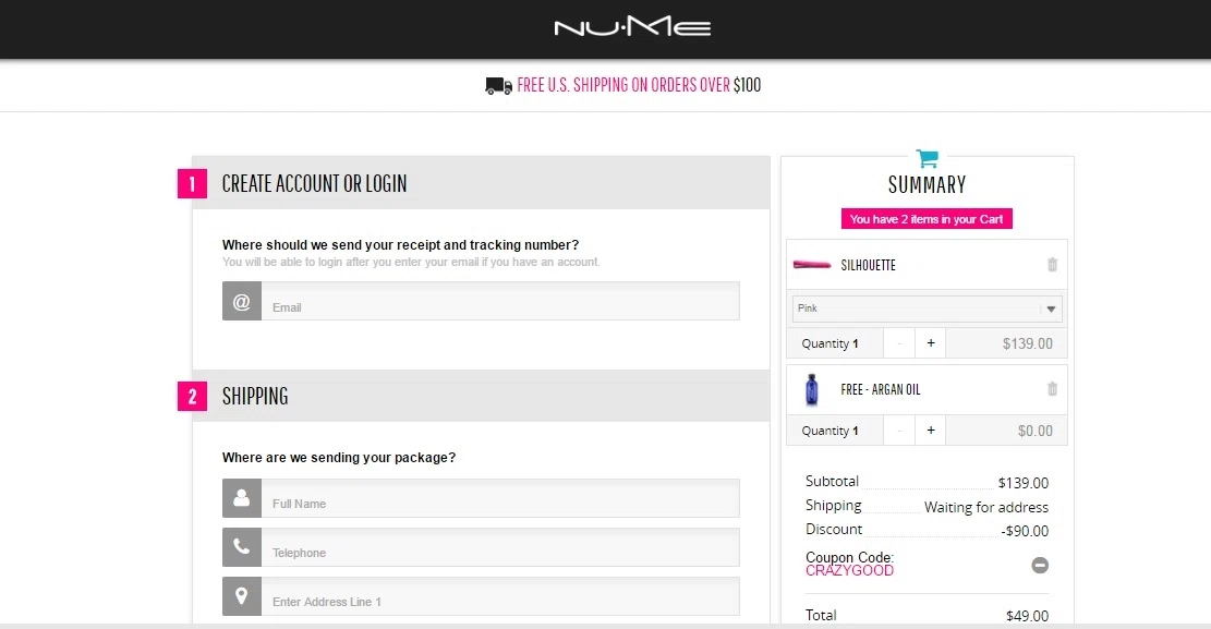 Nume coupon codes