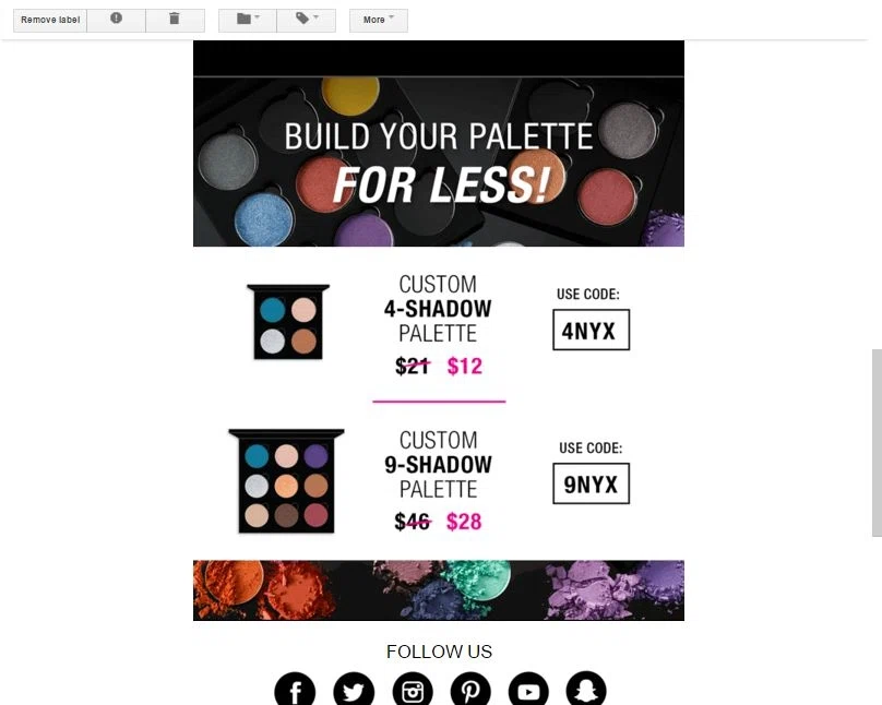 Nyx coupon code 2019