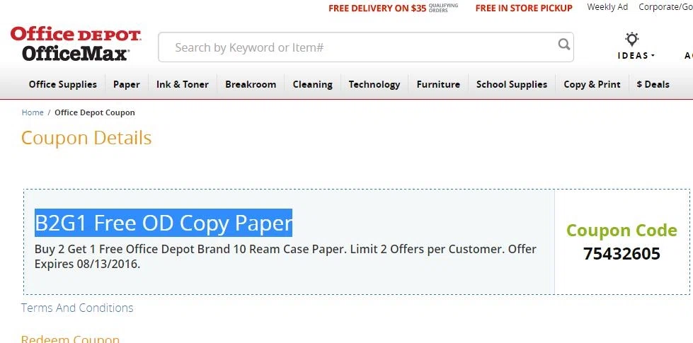 Office max coupons may 2018