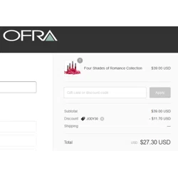 Ofra coupon code