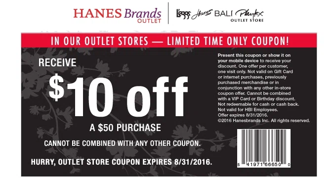 free hanes underwear coupons