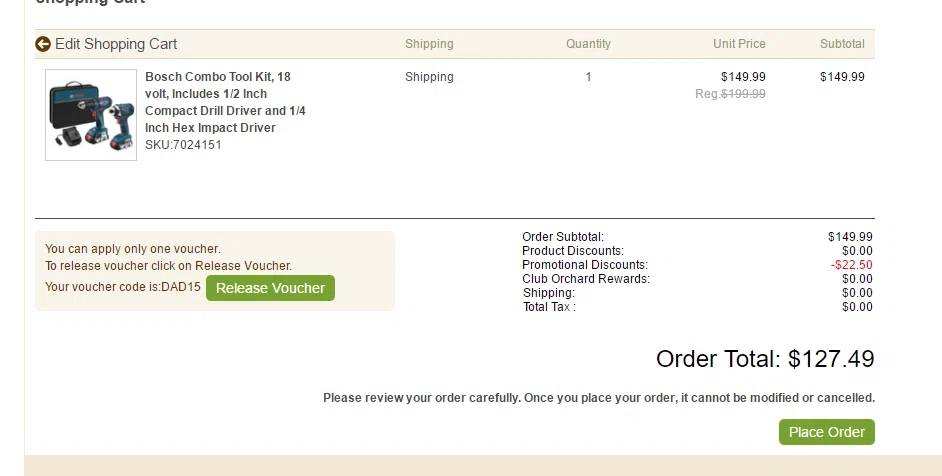 Hardware supply coupon code
