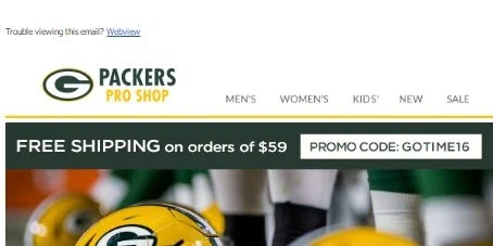 Packers pro shop coupons Updated the best Packers Pro Shop coupons, coupon codes and promo codes for December You can find the best Packers Pro Shop promo codes and Packers Pro Shop coupon codes in December for savings money when shoping at online store Packers Pro Shop.