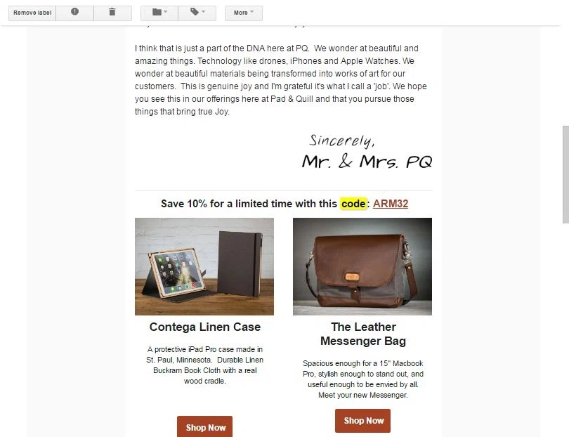 Pad and quill coupon code