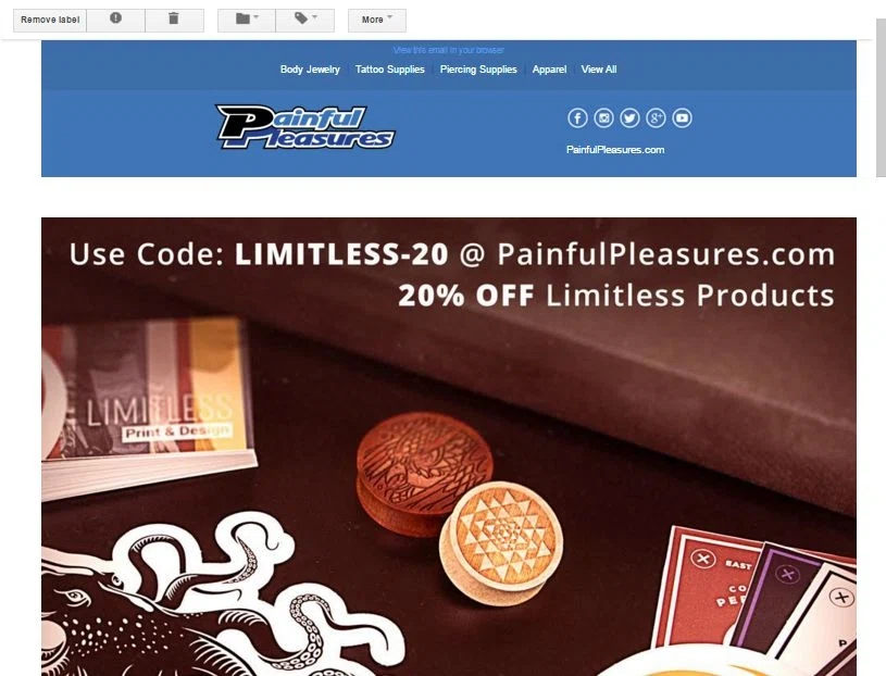 Painful pleasures discount coupon