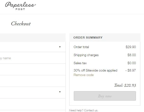 Promo code for paperless post About Paperless Post. Paperless Post is an online retailer that offers beautifully designed stationery, invitations, thank you notes, and photo cards that can be customized to reflect a person’s personal style.