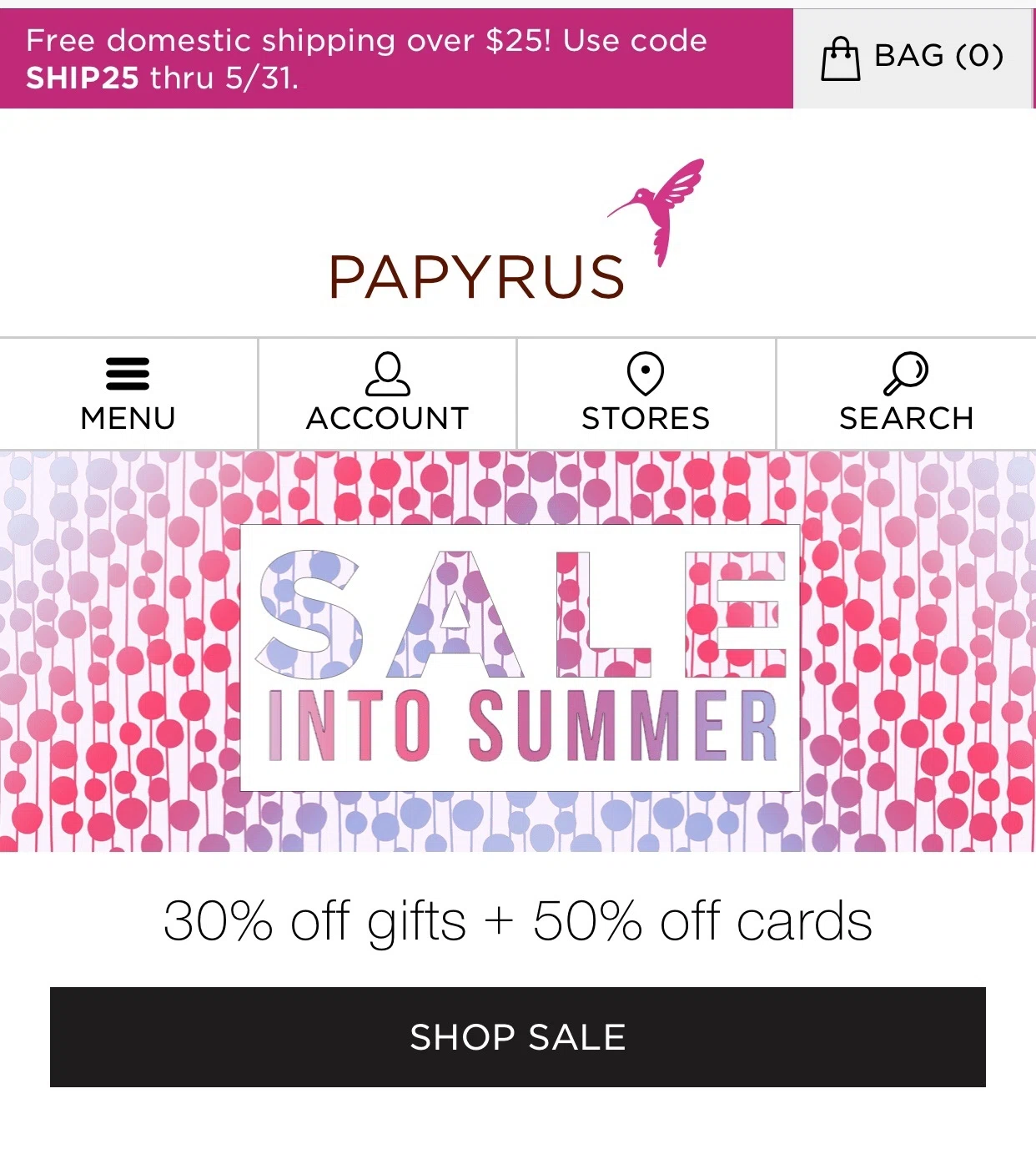 Papyrus coupon code