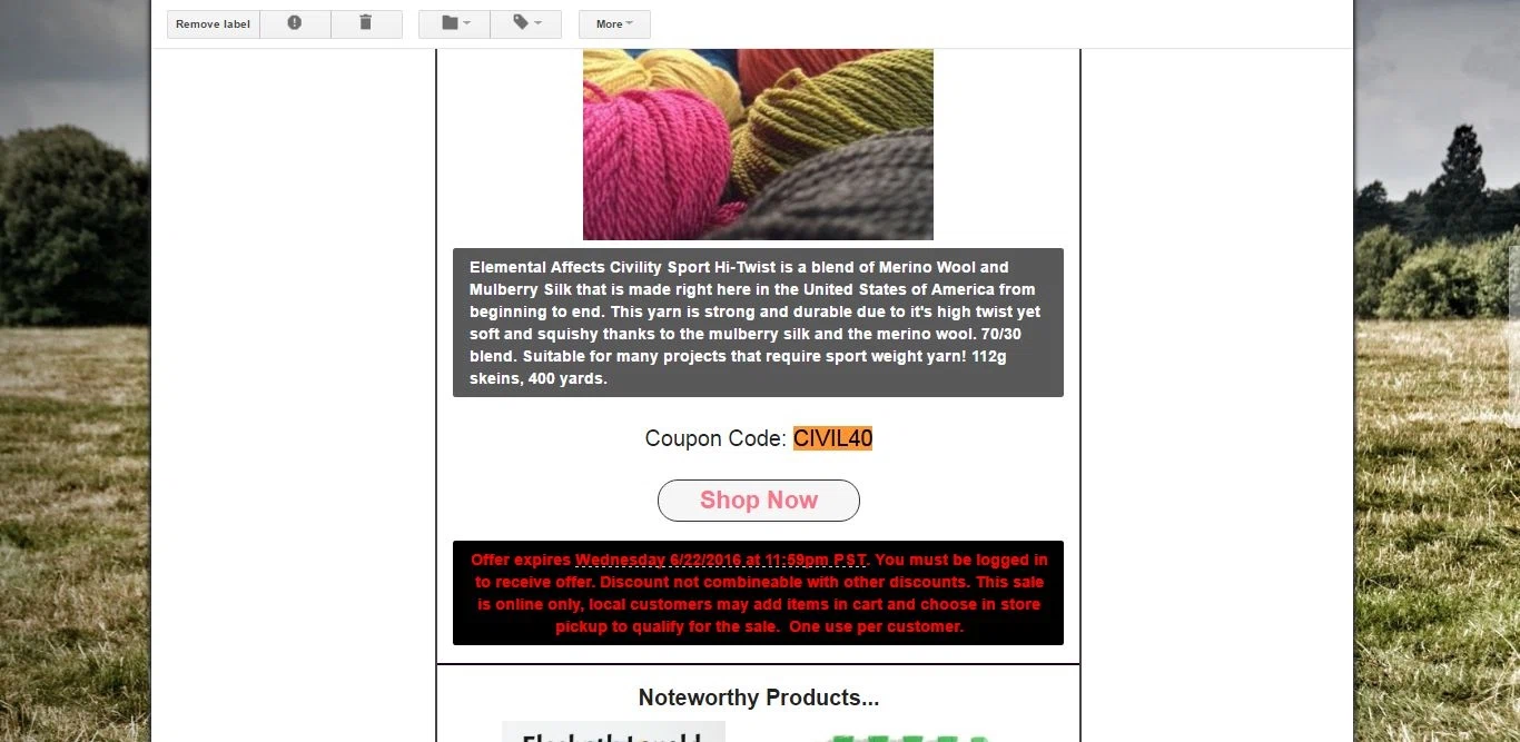 Shoppers looking for Paradise Fibers also liked these coupons Paradise Fibers Voucher Codes is a great store to go to get quality supplies for you from. Want to save money on Paradise Fibers Voucher Codes itmes? Here are many Paradise Fibers Voucher Codes coupons and promo codes for and get one Paradise Fibers Voucher Codes coupons.