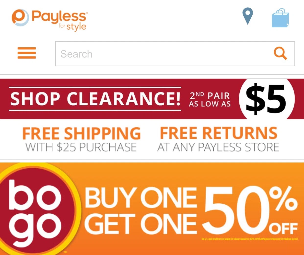 BOGO 50% Off at Payless Shoes | Dealspotr