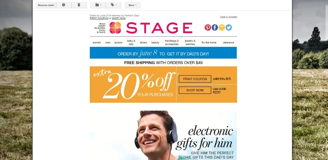 Like Peebles coupons? Try these... Peebles Coupon Codes, Promos & Sales. Want the best Peebles coupon codes and sales as soon as they're released? Then follow this link to the homepage to check for the latest deals.