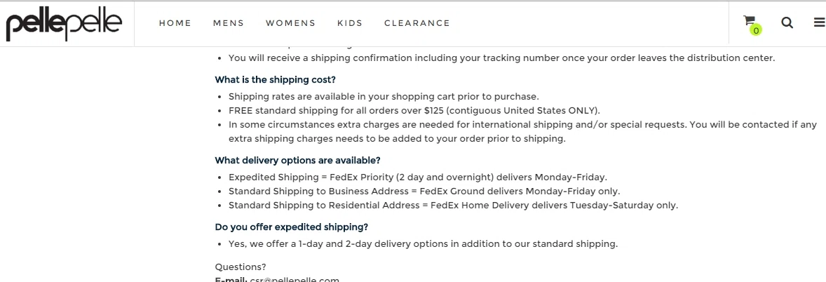Pelle pelle coupons