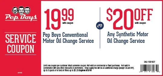 Synthetic Oil Change