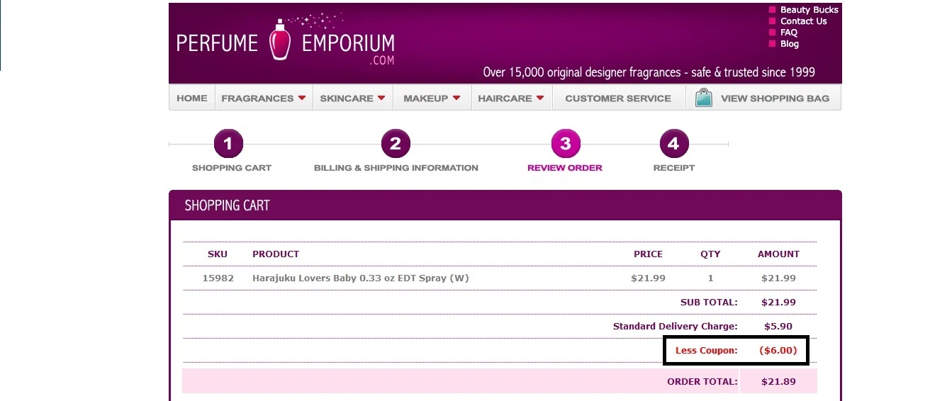 Perfume emporium coupon code