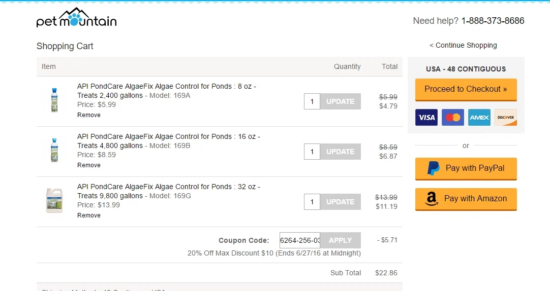 Petmountain coupon code