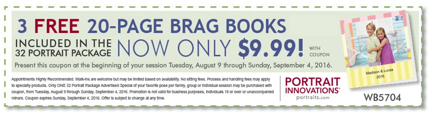 Portrait innovations coupon code
