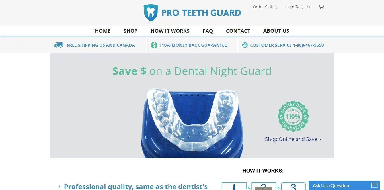Dental guard coupon