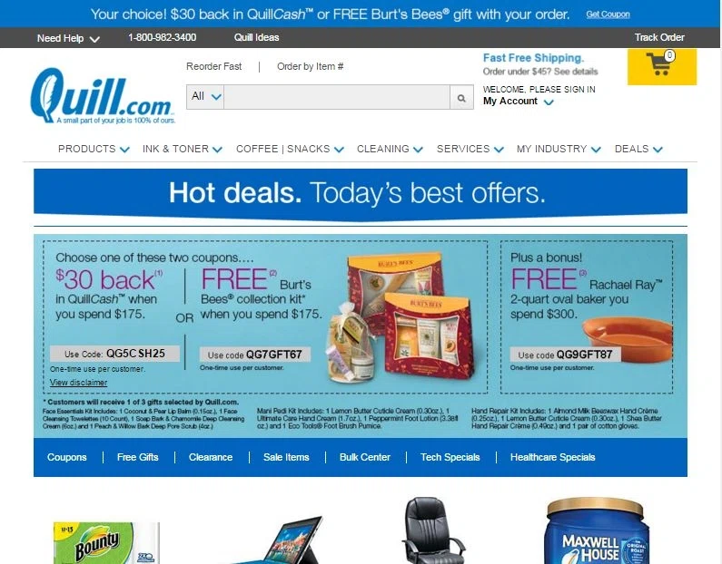 Quill coupons november 2018