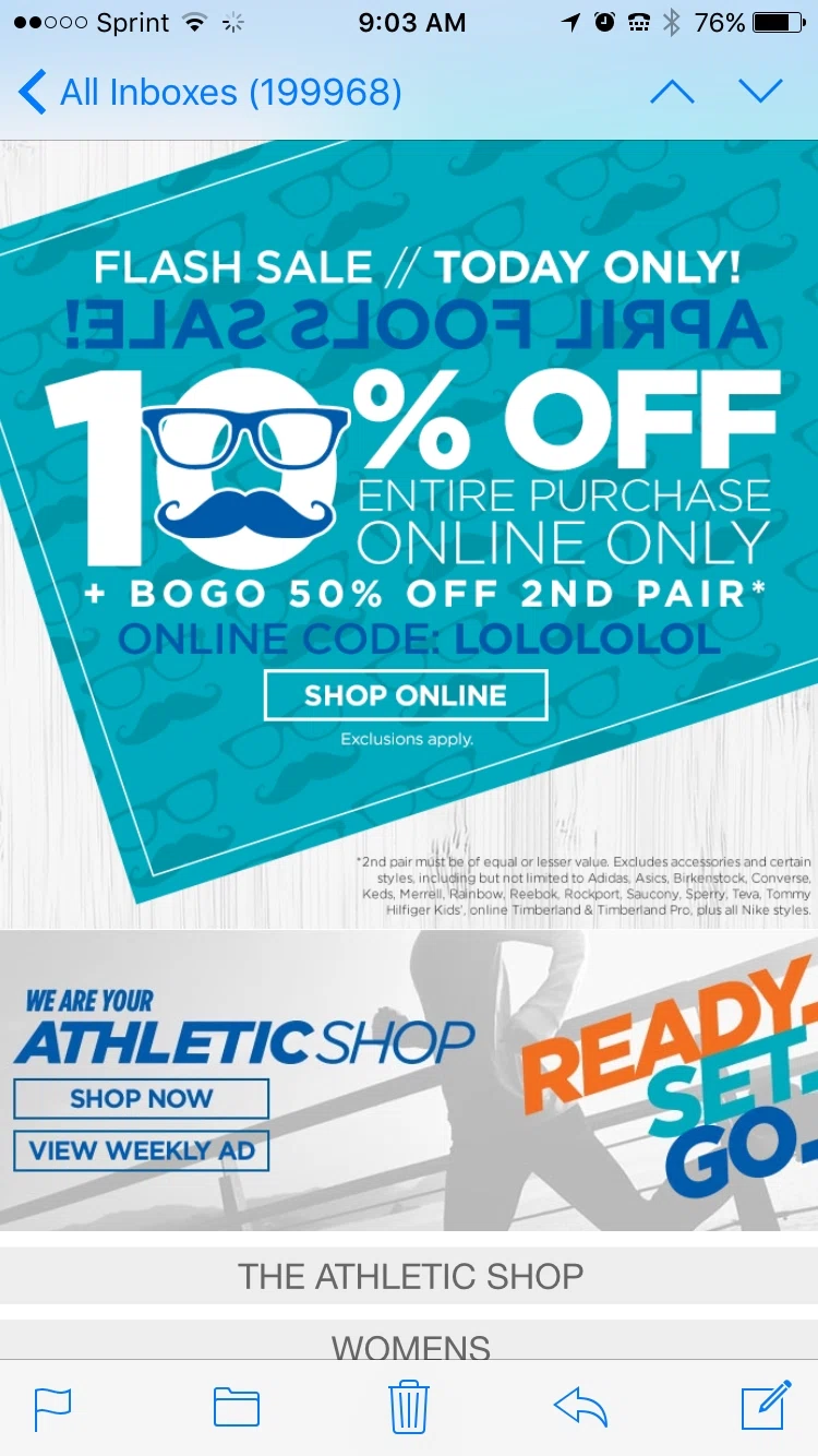 Shoe rack coupons