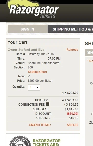 Columbus Day Sale At RazorGator Corporate ticket programs can take advantage of Razorgator’s TicketOS management solution to purchase tickets, allocate them, and collect compliance report information for easier and better recordkeeping. Make your next ticket purchase or sale quick and easy with Razorgator coupon codes.