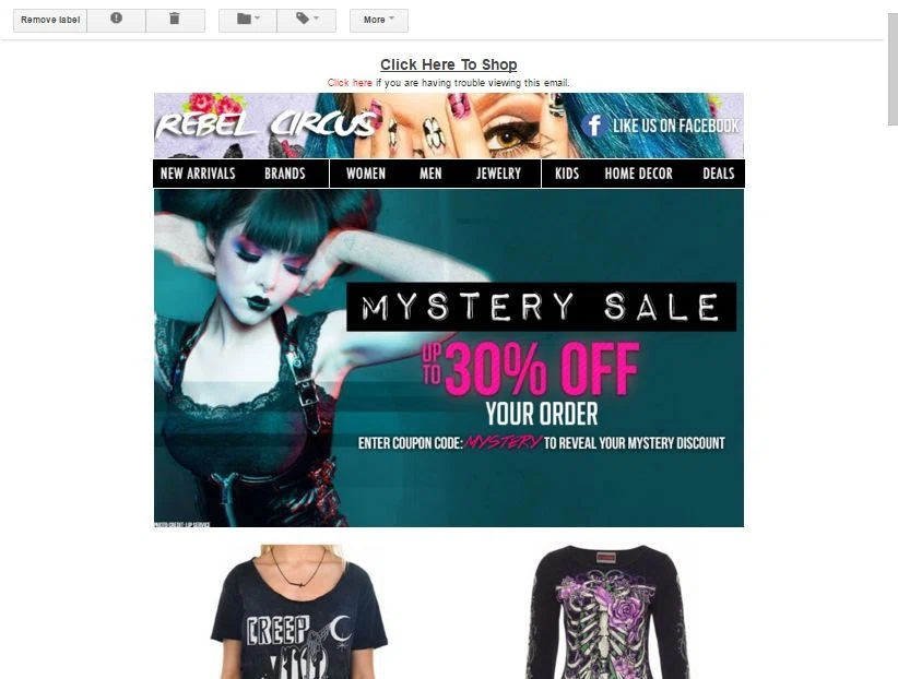 Rebel circus coupon code