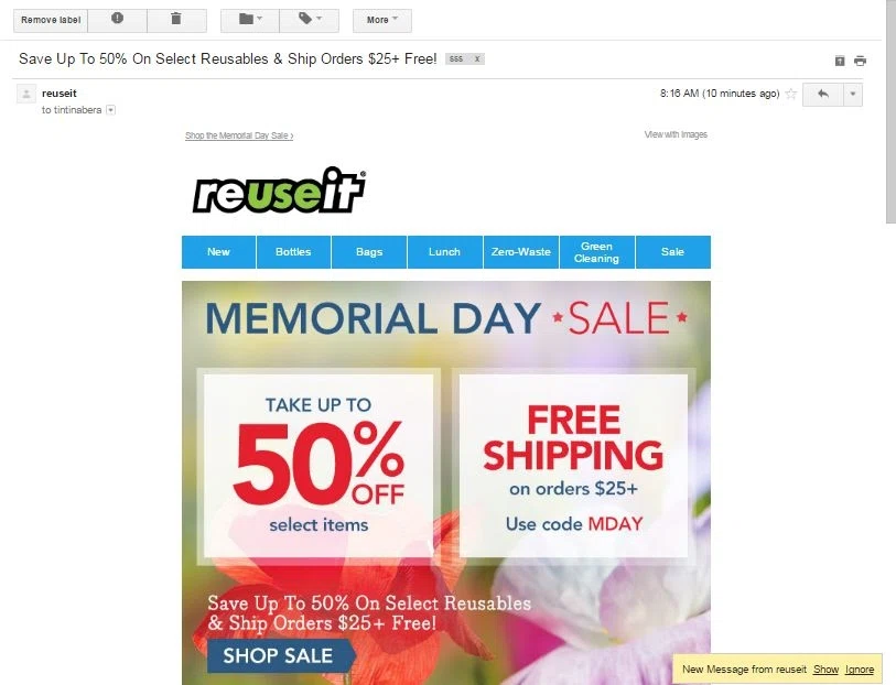 Reuse it promo code About Reuse It. Reuse It has 50 coupons today! Now we add some special sale for you! Take the time to use it, it will bring great benefits to you.