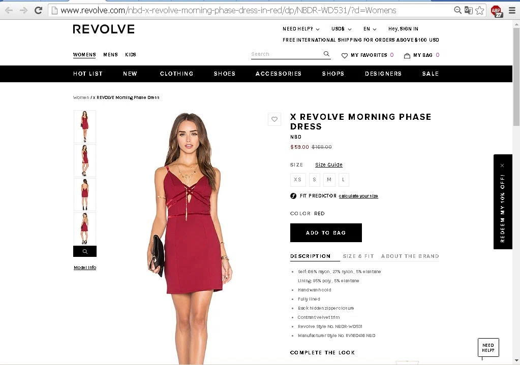 Discount coupon code revolve clothing
