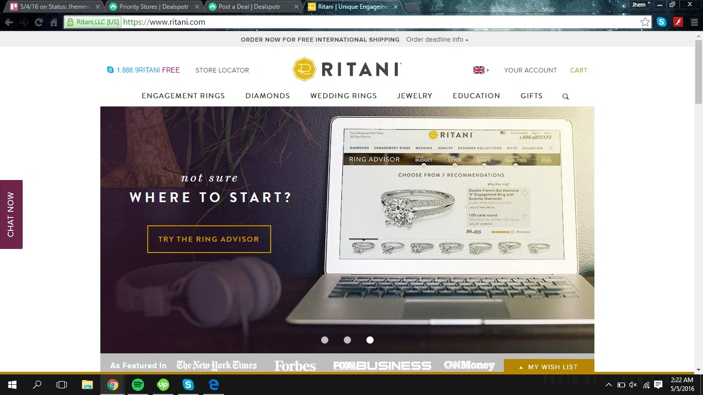 Similar Coupons You Might Like Ritani Coupons. Free Shipping on Any Order /10 (28 reviews)3,+ followers on Twitter.