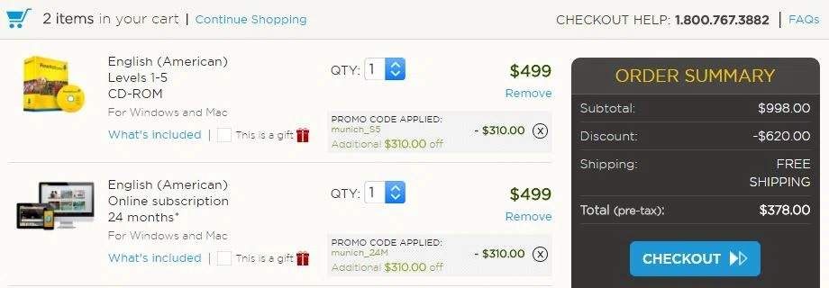 Rosetta stone coupon code