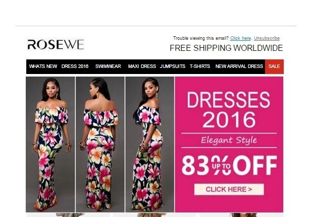 Rosewe coupon code