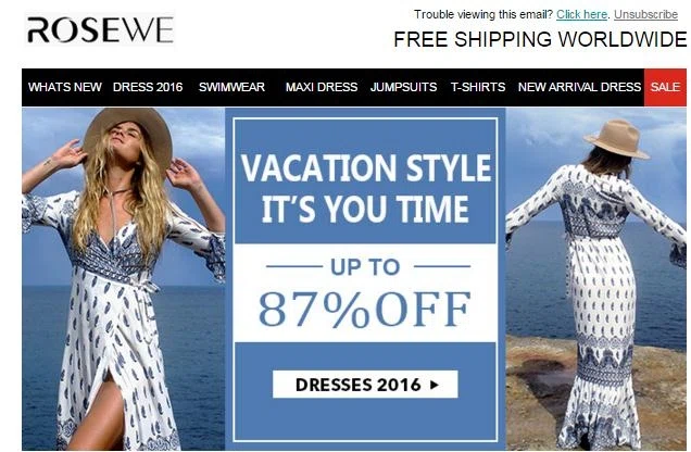 Rosewe coupon code