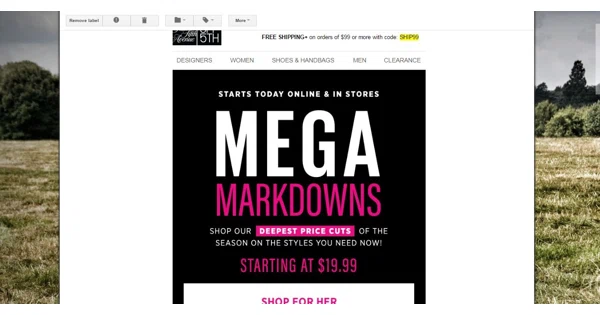 Free Shipping on All Orders Over $99 at Saks Fifth Avenue | Dealspotr