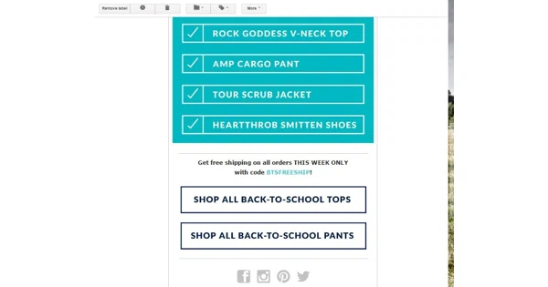 Scrub shopper coupon