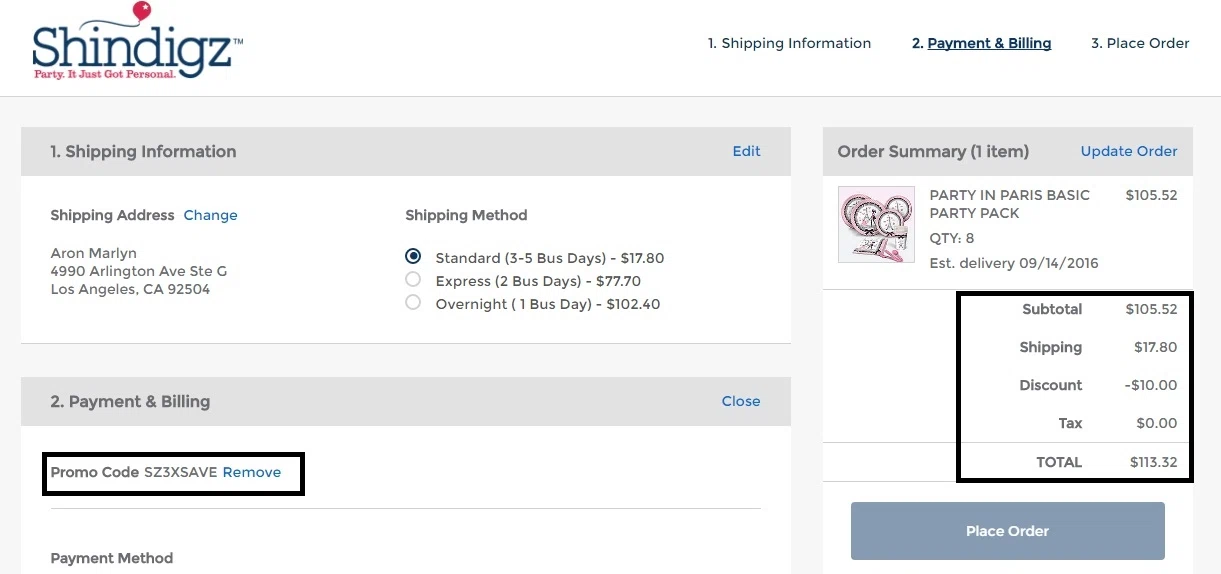 Shindigz coupon code