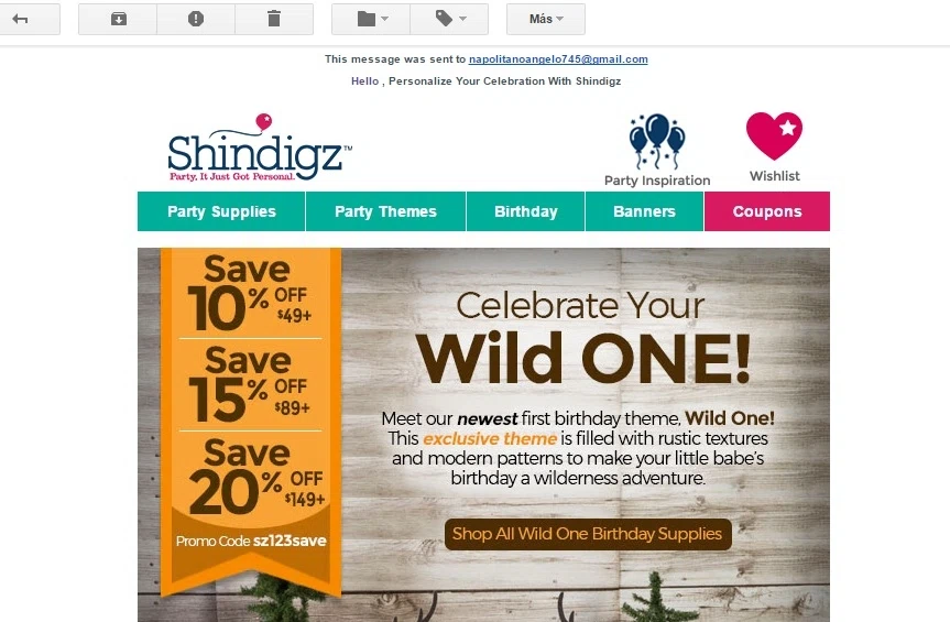 Shindigz coupon code