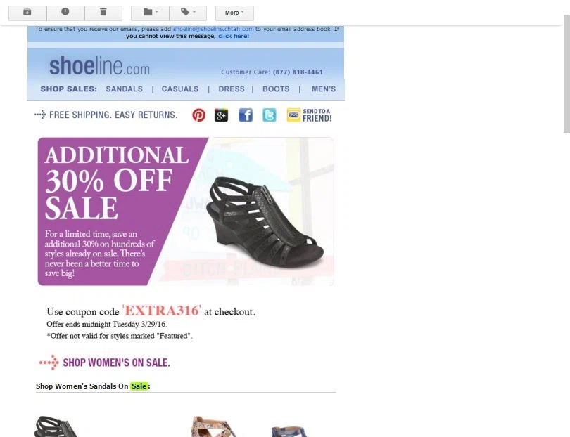 Shoeline coupon code