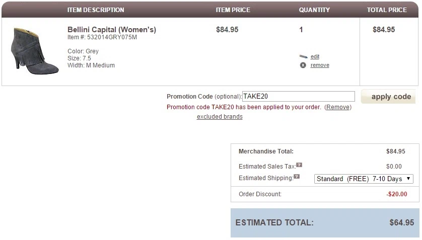Shoemall coupon code