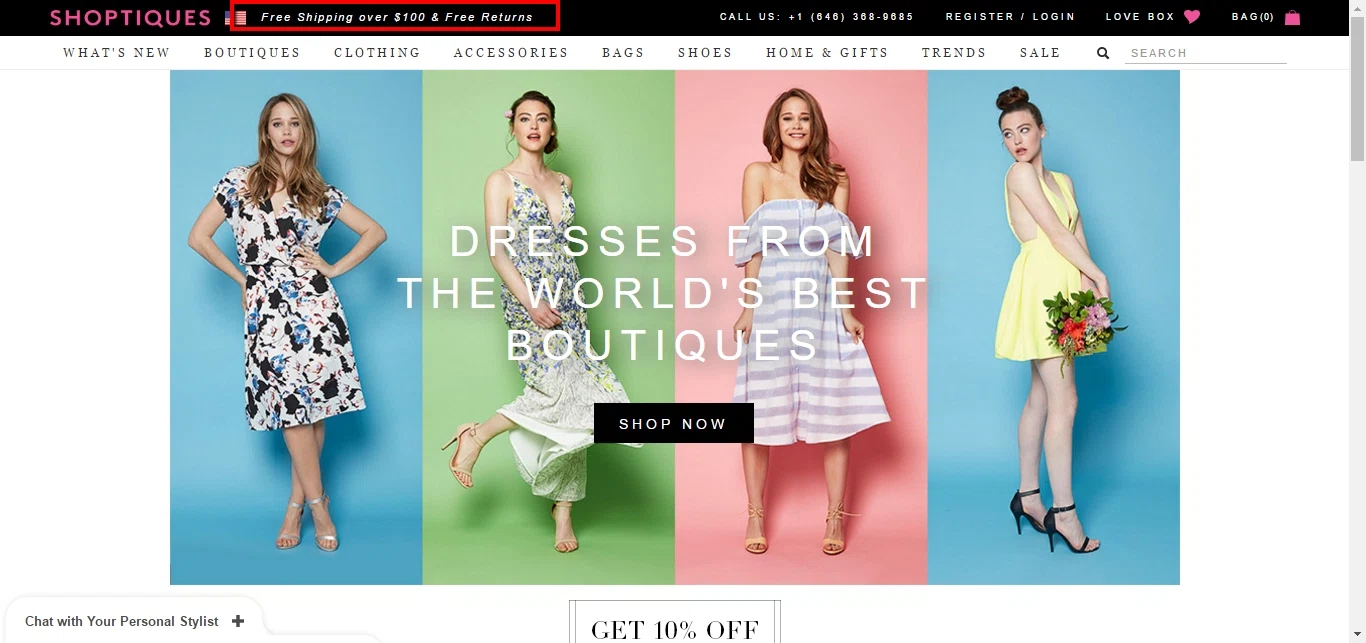 Shoptiques coupon code