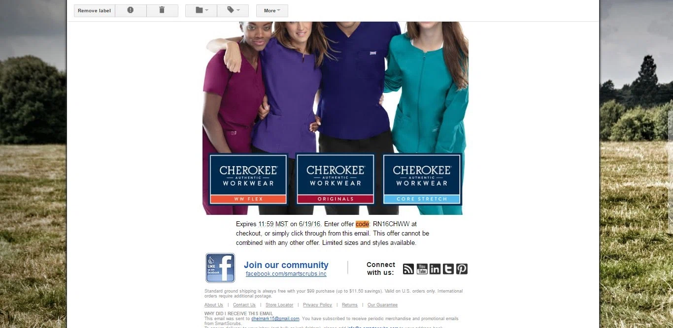 Smart scrubs coupon