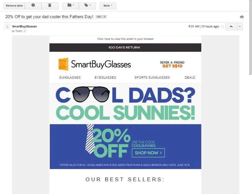 Smartbuyglasses.nl coupon code