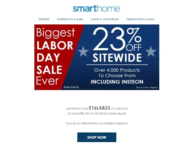 Smarthome coupon code