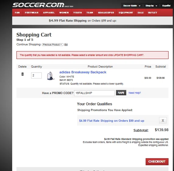 Soccer com coupon codes