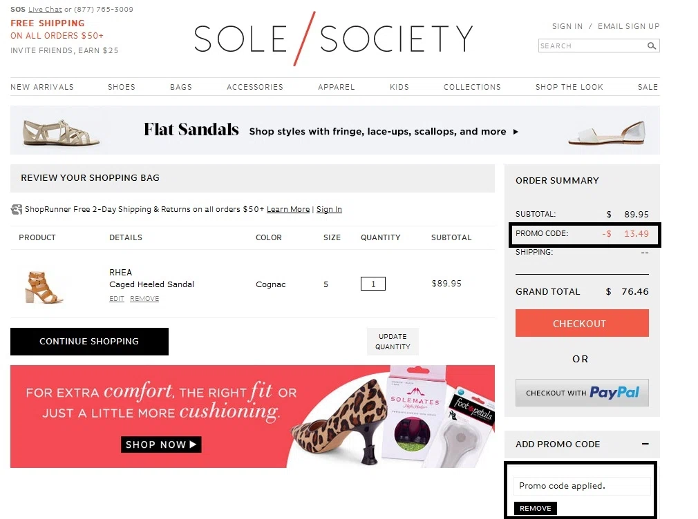 Sole society coupon code may 2018
