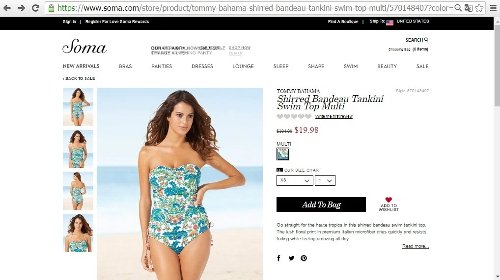 go to soma intimates website or use this link soma com finish up ...