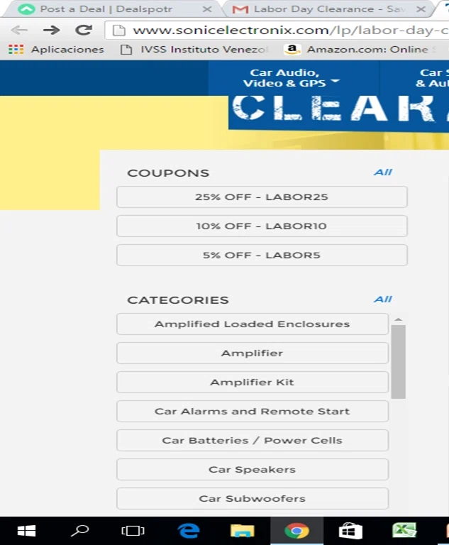 Sonic electronix coupon codes 2018